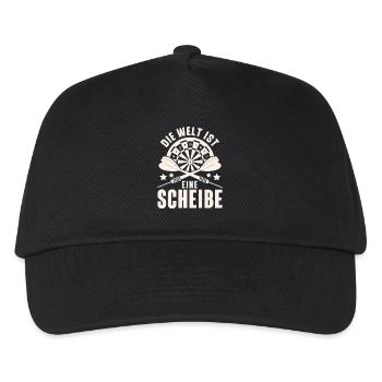 Darts Dart Darten Dartspiel - Kinder Basecap - Schwarz - Vorne