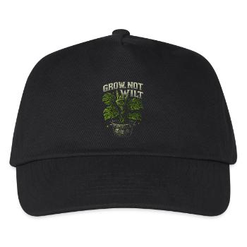 Cires, pas de roche végétale flétrie - Casquette de baseball Enfant - noir - Devant