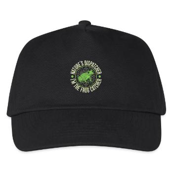 Frog Catcher Nature ́s Dispatcher Frog - Kids’ Baseball Cap - black - Front