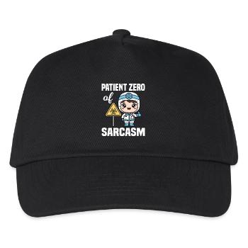 PATIENT ZÉRO DU SARCASME - CADEAU DE MÉDECIN - Casquette de baseball Enfant - noir - Devant