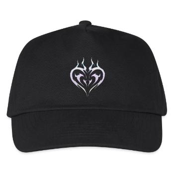 Tatouage de cœur tribal pour Emo et Goth - Casquette de baseball Enfant - noir - Devant