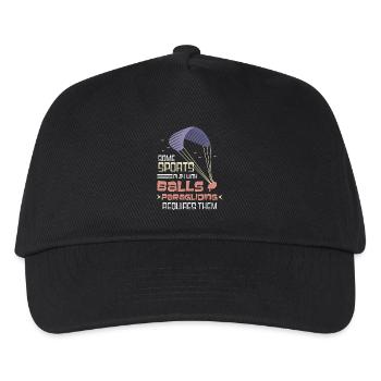 Le courage de voler - Casquette de baseball Enfant - noir - Devant