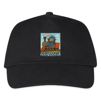 Zugvogel by Rico Beck - Kinder Basecap - Schwarz - Vorne