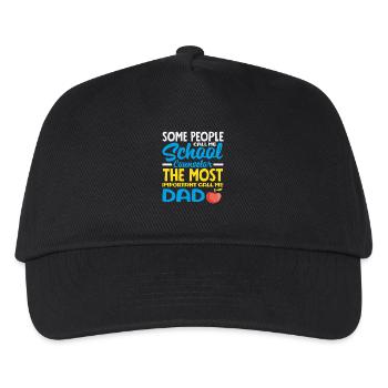 Some call me school counselor, dad - Kids’ Baseball Cap - black - Front