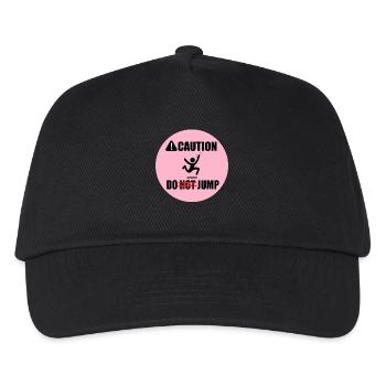 Sprungzeichen Jump Sign - Kids’ Baseball Cap - black - Front