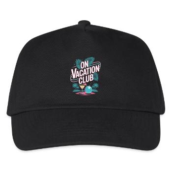 Vacation Club Summer Festival Vacation Beach Vacation - Kids’ Baseball Cap - black - Front