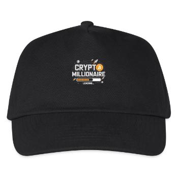Crypto millionaire loads - Kids’ Baseball Cap - black - Front