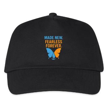 Reborn Fearless Forever Butterfly - Kids’ Baseball Cap - black - Front