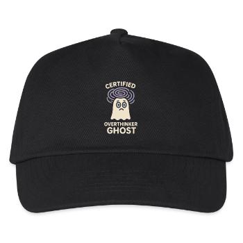 Sad Ghost Ghost Humor Fear Fear Ghost Psychic - Kids’ Baseball Cap - black - Front