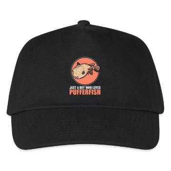 Poisson-globe Poisson-globe - Casquette de baseball Enfant - noir - Devant