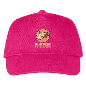 Kugelfische Kugelfisch - Kinder Basecap - Fuchsia - Vorne