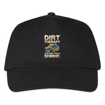 Dirt Therapy Adventure Offroad Experience - Kids’ Baseball Cap - black - Front