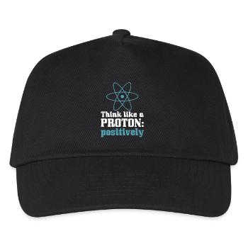 Physics Think Like A Proton Positively - Kids’ Baseball Cap - black - Front