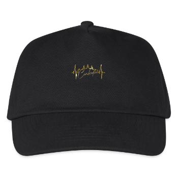 Kambodscha Skyline Herzschlag Siem Raep Angkor Wat - Kinder Basecap - Schwarz - Vorne