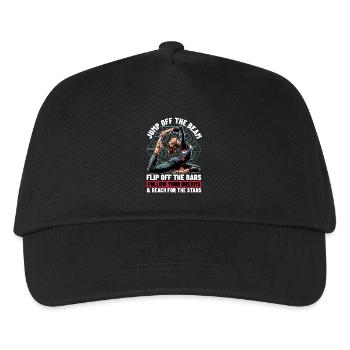Acro Danse Saut Off La poutre Flip Off Acrobaties - Casquette de baseball Enfant - noir - Devant