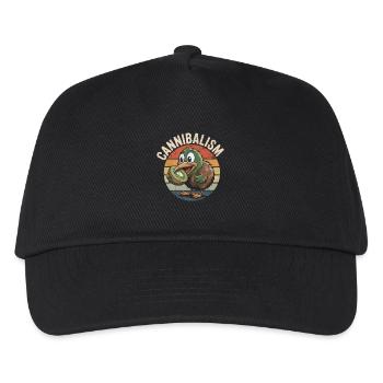 Cannibalisme amusant des kiwis - Casquette de baseball Enfant - noir - Devant
