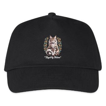 Maine Coon – Royal by Nature - Kids’ Baseball Cap - black - Front