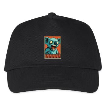 Crier Rire Comique Koala - Casquette de baseball Enfant - noir - Devant