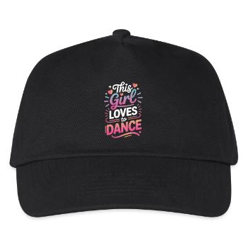 Dancing Saying Girl Dance Funny Dancing Gift - Kids’ Baseball Cap - black - Front