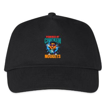 Chicken Nugget - Kinder Basecap - Schwarz - Vorne