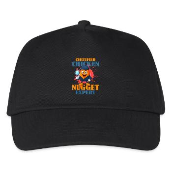 Chicken Nugget - Kinder Basecap - Schwarz - Vorne