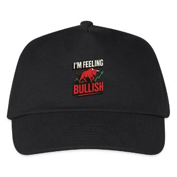 Shares Pension Dividend Stock Exchange - Kids’ Baseball Cap - black - Front