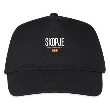 Skopje, North Macedonia - Kids’ Baseball Cap - black - Front