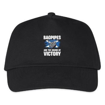 Bagpipes are the sound of victory - Kids’ Baseball Cap - black - Front