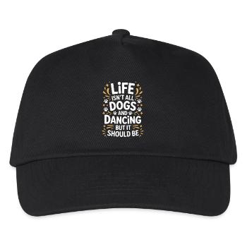 Dancing Saying Dog Dance Funny Dancing Gift - Kids’ Baseball Cap - black - Front