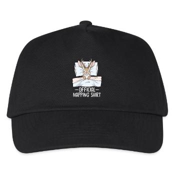 Chemise officielle de la sieste - Casquette de baseball Enfant - noir - Devant
