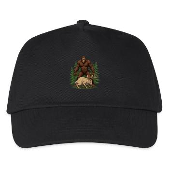 Jackalope Bigfoot - Casquette de baseball Enfant - noir - Devant
