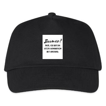 Génération avec style - Casquette de baseball Enfant - noir - Devant