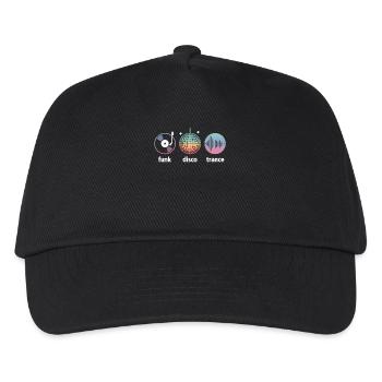 Funk Disco Trance – perfect for music lovers - Kids’ Baseball Cap - black - Front