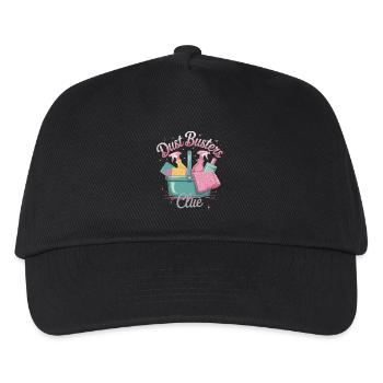 Dust Busters Club Cleaning and Fun Design for - Kids’ Baseball Cap - black - Front
