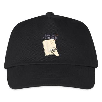 Gratitude Practice Journal Lover Emotional - Kids’ Baseball Cap - black - Front
