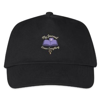 Gratitude Practice Journal Lover Emotional - Kids’ Baseball Cap - black - Front