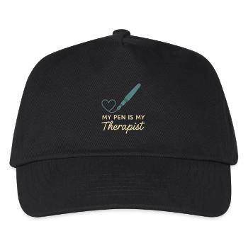 Gratitude Practice Journal Lover Emotional - Kids’ Baseball Cap - black - Front