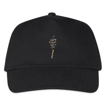 Gratitude Practice Journal Lover Emotional - Kids’ Baseball Cap - black - Front