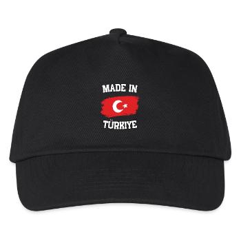 Made in Türkiye - Kids’ Baseball Cap - black - Front