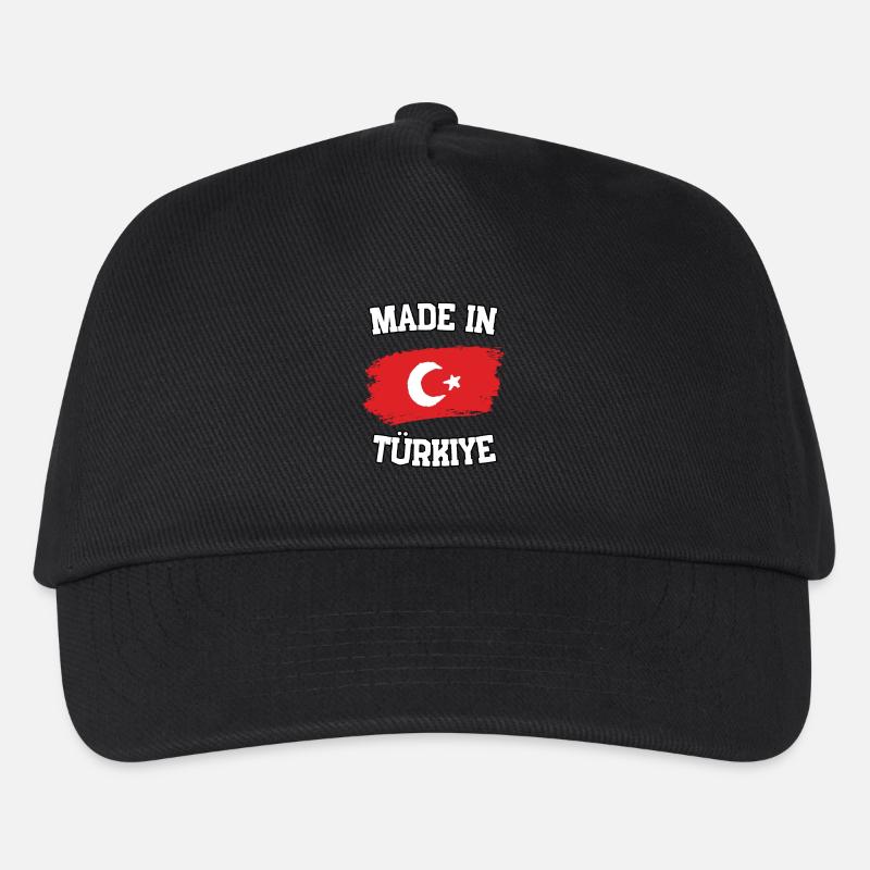 Made in Türkiye - Kinder Basecap - Schwarz