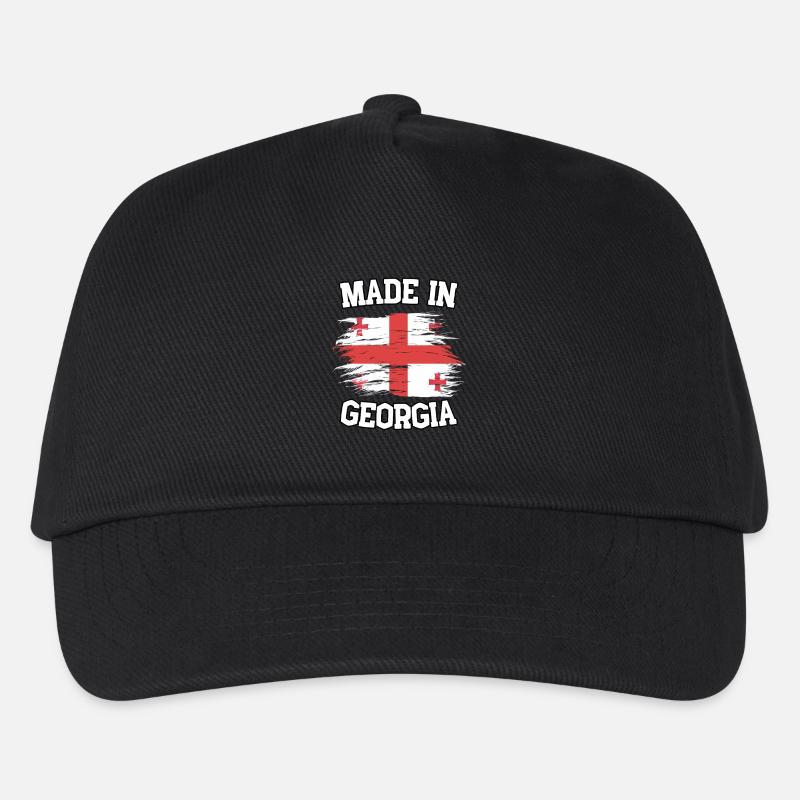 Made in Georgia - Kinder Basecap - Schwarz