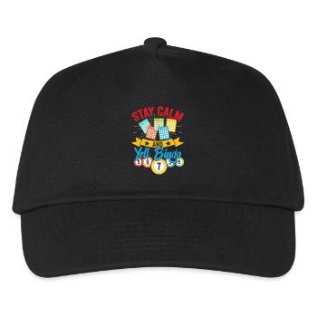 Bingo Gift Bingo Player Bingo Party - Kids’ Baseball Cap - black - Front