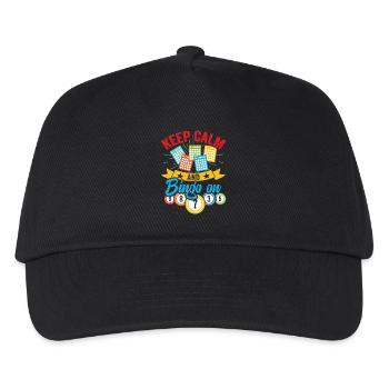Bingo Fun Gift Bingo Lover Bingo On - Kids’ Baseball Cap - black - Front