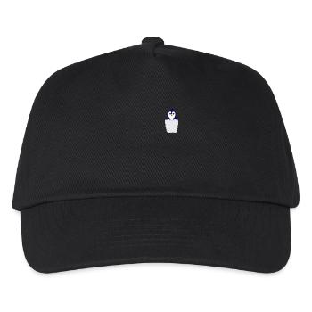 Penguin in breast pocket Penguin in pocket - Kids’ Baseball Cap - black - Front