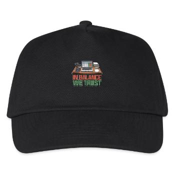 Comptabilité en équilibre en qui nous avons confiance Aime l’analyse des données - Casquette de baseball Enfant - noir - Devant