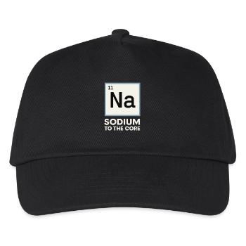 Salt Lover Sodium Dependent Nacl Meme - Kids’ Baseball Cap - black - Front