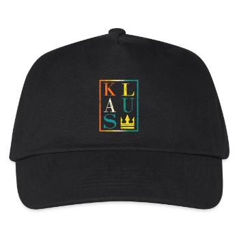 Klaus - Kids’ Baseball Cap - black - Front