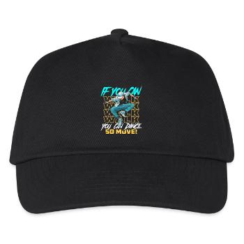 Dance Teacher If You Can Walk You Can Dance Sport - Kids’ Baseball Cap - black - Front