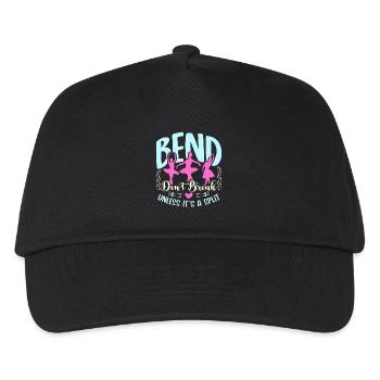 Professeur de danse Bend Don’t Break Unless It Be Dancing - Casquette de baseball Enfant - noir - Devant