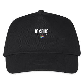 Boksburg Südafrika - Kinder Basecap - Schwarz - Vorne